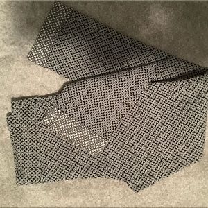 Black and White Pull on Pant